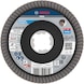 BOSCH PRO X571 flap disc, angled, 115 mm, K120, X-Lock 2608626194 - PRO X571 flap disc, angled - 1