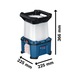 BOSCH Akku-Bauleuchte GLA 18VH-7500 + Kaltger&auml;tekabel 06014A5000 - Baustellenleuchte - 2