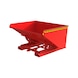 BAUER S&Uuml;DLOHN Conteneur &agrave; copeaux basculable auto S4A 900, couleur rouge feu RAL 3000 - conteneur basculable &agrave; copeaux automatique - 1