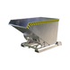 BAUER S&Uuml;DLOHN Conteneur &agrave; copeaux basculable automatique S4A 1200, couleur : zinc - conteneur basculable &agrave; copeaux automatique - 1