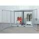 BAUER S&Uuml;DLOHN BAUER gasflescontainer 2535x1575x2260 mm met roosterbodem - Gasflessencontainer met dak en bodem - 3