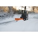BAUER S&Uuml;DLOHN Plug de zăpadă lățime lamă 1800 mm, cu bandă greder din cauciuc RAL 2000 portocaliu - Lopată pentru zăpadă - 2