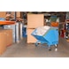 BAUER S&Uuml;DLOHN Kastenwagen 1000 Liter LxBxH 1420x1340x1290 mm RAL 5012 lichtblau - Kastenwagen, fahrbar - mit ebenerdiger Entleerungsm&ouml;glichkeit - 1