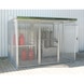 BAUER S&Uuml;DLOHN Gaz t&uuml;p&uuml; konteyneri tip GFC-M 5/D UxGxY 3100x2100x2160 mm, galvanizli kapaklı - Tavanlı gaz t&uuml;p&uuml; konteyneri, tek kanatlı kapak ile - 1