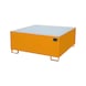 BAUER S&Uuml;DLOHN Stahl-Auffangwanne f&uuml;r 1x IBC LxBxH 1460x1460x620 mm - Auffangwanne f&uuml;r IBC-Beh&auml;lter - 1