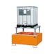 BAUER S&Uuml;DLOHN Stalen opvangbak, bevest. (1 IBC) LxBxH 1460 x 1460 x 1083 mm, kleur optioneel - Opvangbak voor IBC-containers - 3