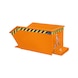 BAUER S&Uuml;DLOHN Conten. basc. type GU 300 cap. 0,30 m&sup3;, LxlxH 1440x680x580 mm - Bac &agrave; bec avec angle d'inclinaison pratique – faible hauteur globale - 1