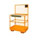 BAUER S&Uuml;DLOHN Plateforme de travail type support MB-D c&ocirc;t&eacute; large, LxlxH 1 040x1 210x1 890 mm - Plateforme de travail en acier - 3