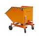 BAUER S&Uuml;DLOHN Brouette basculante 600 L, LxlxH, 1 395 x 1 070 x 1 220 mm - Chariot-caisse, sur roues - avec option de vidange au niveau du sol - 1