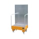BAUER S&Uuml;DLOHN Bac de r&eacute;cup&eacute;ration mobile 2x60 litres, 570x890x1 685 mm, RAL 2000 - Bac de r&eacute;cup&eacute;ration mobile - 2