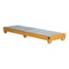 BAUER S&Uuml;DLOHN Bac de r&eacute;cup&eacute;ration en acier pour 4 f&ucirc;ts de 200 l LxlxH 2 400x800x250 mm - Bac de r&eacute;cup&eacute;ration pour f&ucirc;ts de 200&nbsp;litres - 1