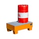 BAUER S&Uuml;DLOHN Cubeta de goteo acero para 2 bidones 60l L&times;An&times;Alt 800&times;500&times;290 mm - Bandeja colectora para bidones de 60&nbsp;litros - 1