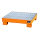 BAUER S&Uuml;DLOHN &Ccedil;elik toplama kabı 60 l'lik 4 varil i&ccedil;in UxGxY 900 x 800 x 220 mm - 60 litre variller i&ccedil;in toplama kabı - 1