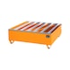 BAUER S&Uuml;DLOHN Bac profil&eacute; LxlxH 1200x1200x410&nbsp;mm volume de r&eacute;cup&eacute;ration 410&nbsp;l - Bac profil&eacute; en acier - 1