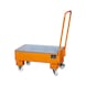 BAUER S&Uuml;DLOHN Auffangwanne 60 Liter 800x500x415 mm RAL2000 - Fahrbare Auffangwanne f&uuml;r 60 l-F&auml;sser - 2