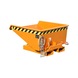 BAUER S&Uuml;DLOHN Minicontenedor de virutas EXPO-E 225, color: amarillo-naranja RAL 2000 - Minicontenedor inclinable, tipo EXPO-E - 1