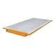 BAUER S&Uuml;DLOHN Izgaralı asılı kap UxGxY 2650 x 1250/915 x 130 mm toplama hacmi 200 l - Raf sistemleri &uuml;zerine montaj i&ccedil;in toplama kabı - 1