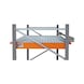 BAUER S&Uuml;DLOHN Hangopvangbak met rooster LxBxH 1750 x 1250/915 x 160 mm cap. 200 l - Opvangbak voor bevestiging op opbergsystemen - 1