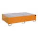 BAUER S&Uuml;DLOHN Plateau d'&eacute;tag&egrave;re avec caillebotis LxlxH 2150x1300x505 mm, vol. de r&eacute;cup 1000 l - Bac de r&eacute;cup&eacute;ration pour syst&egrave;mes d'&eacute;tag&egrave;res avec caillebotis - 1