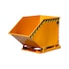 BAUER S&Uuml;DLOHN Damper g&ouml;vdesi, 400 litre, UxGxY 1320x670x840 mm - Damper g&ouml;vdesi, zemin seviyesinde boşaltma se&ccedil;eneğiyle - 1