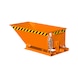 BAUER S&Uuml;DLOHN Sp&auml;ne-Kippmulde niedrig 250 Liter LxBxH 1375x670x530 mm - Sp&auml;nebeh&auml;lter, manuelles Kippen - 1