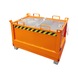BAUER S&Uuml;DLOHN Flap bottom container type FB 500 capacity 0.50 m&sup3;, LxWxH 840x1245x845 mm - Flap bottom container - 1