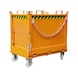 BAUER S&Uuml;DLOHN Cont. aper. inf. tipo FB 750, cap. 0,75 m&sup3;, LxAnxAlt 840x1245x1145&nbsp;mm - Contenedor de apertura interior - 1