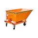 BAUER S&Uuml;DLOHN Нисък самосвал за стружки 400 л. ДxШxВ 1430x840x605 mm - Контейнери за стружки, ръчно наклоняване - 1