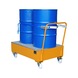 BAUER S&Uuml;DLOHN Toplama kabı, 200 litre, 1200x800x510 mm, mobil, renk isteğe bağlı - 200 litrelik variller i&ccedil;in mobil toplama kabı - 2