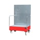 BAUER S&Uuml;DLOHN Fahrbare Auffangwanne 1 x 200 Liter 870 x 1290 x 2015 mm RAL 3000 - Fahrbare Auffangwanne - 2