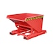 BAUER S&Uuml;DLOHN Conteneur basculable automatique 1&nbsp;490 x 1&nbsp;070 x 865&nbsp;mm RAL&nbsp;3000 - Conteneur basculable "automatique" avec 3&nbsp;points de lib&eacute;ration - 1