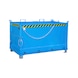 BAUER S&Uuml;DLOHN Conteneur avec fond &agrave; bascule FB 1500 LxlxH 1 040x1 845x1 145 mm RAL 5012 - Conteneur avec fond &agrave; bascule - 1