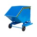 BAUER S&Uuml;DLOHN Chip trolley 400 litres with perforated insert drain tap RAL 5012 - Swarf containers, manual tipping - 1