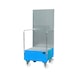 BAUER S&Uuml;DLOHN Mobile collection tray 1x200 litres, 870x890x2110 mm, RAL 5012 - Mobile collection tray - 2