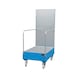 BAUER S&Uuml;DLOHN Mobile collection tray 2x200 litres, 1280x800x2015 mm, RAL 5012 - Mobile collection tray - 2
