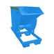 BAUER S&Uuml;DLOHN Cont. basc. cap. 0,75 m3 LxlxH 1 760x820x1 270 mm RAL 5012 bleu clair - Bac &agrave; bec avec m&eacute;canisme de d&eacute;placement – pour les marchandises en vrac lourdes - 1