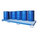 BAUER S&Uuml;DLOHN Bac de r&eacute;cup&eacute;ration av caillebotis LxlxH 3 250x1 300x190 mm RAL 5012 bleu clair - Bac de r&eacute;cup&eacute;ration pour f&ucirc;ts de 200&nbsp;l - 1
