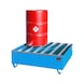 BAUER S&Uuml;DLOHN Band. perfil RAL 5012 azul claro LxAnxAlt 1200 x 1200 x 410 mm vol. reco. 410 l - Bandeja de perfil de acero - 3