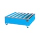 BAUER S&Uuml;DLOHN Band. perfil RAL 5012 azul claro LxAnxAlt 1200 x 1200 x 410 mm vol. reco. 410 l - Bandeja de perfil de acero - 1