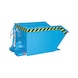 BAUER S&Uuml;DLOHN Chip container capacity 050 m3 LxWxH 1,440x780x680 mm RAL 5012 light blue - Swarf containers, tip from the forklift operator's seat - 1