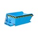 BAUER S&Uuml;DLOHN Mini-conteneur basculable SMGU 230, couleur : bleu clair RAL 5012 - Mini-conteneur basculable type&nbsp;SMGU - 1