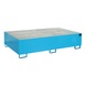 BAUER S&Uuml;DLOHN Plateau d'&eacute;tag&egrave;re avec caillebotis LxlxH 2150x1300x505 mm - Bac de r&eacute;cup&eacute;ration pour syst&egrave;mes d'&eacute;tag&egrave;res avec caillebotis - 1