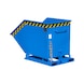 BAUER S&Uuml;DLOHN Damper g&ouml;vdesi, 400 litre, UxGxY 1320x670x840 mm, RAL 5012 a&ccedil;ık mavi - Damper g&ouml;vdesi, zemin seviyesinde boşaltma se&ccedil;eneğiyle - 3