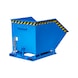 BAUER S&Uuml;DLOHN Billenőkont&eacute;ner, 600 l, HxSz&eacute;xM 1395x840x905 mm, RAL 5012 vil&aacute;gosk&eacute;k - Billenőkont&eacute;ner, padl&oacute;szinten &uuml;r&iacute;thető opci&oacute;val - 3