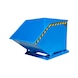 BAUER S&Uuml;DLOHN Billenőkont&eacute;ner, 600 l, HxSz&eacute;xM 1395x840x905 mm, RAL 5012 vil&aacute;gosk&eacute;k - Billenőkont&eacute;ner, padl&oacute;szinten &uuml;r&iacute;thető opci&oacute;val - 1