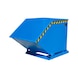 BAUER S&Uuml;DLOHN Volquete de 800 litros LxAnxAlt 1420 x 910 x 975 mm RAL 5012 azul claro - Volquete, con opci&oacute;n de vaciado a nivel del suelo - 1
