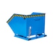 BAUER S&Uuml;DLOHN Dumper skip 1,000 litres LxWxH 1,420x1,110x975 mm RAL 5012 light blue - Dumper body, with floor-level emptying option - 3