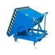 BAUER S&Uuml;DLOHN Vykl&aacute;pěc&iacute; korba, typ KS 400, 400 l, DxŠxV 1220x1010x1110 mm, RAL 5012 - N&aacute;doby na kovov&eacute; piliny, vykl&aacute;pěn&iacute; z&nbsp;m&iacute;sta obsluhy vysokozdvižn&eacute;ho voz&iacute;ku - 1