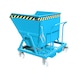 BAUER S&Uuml;DLOHN Bac basculant type KS 550 cap. 550 l, LxlxH 1 250x1 200x1 170 mm RAL 5012 - Conteneurs de copeaux, basculement depuis le si&egrave;ge conducteur du chariot &eacute;l&eacute;vateur - 1