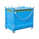 BAUER S&Uuml;DLOHN Klappbodenbeh&auml;lter Typ FB 750 0,75 m3 LxBxH840 x 1245 x 1145 mm RAL 5012 - Klappbodenbeh&auml;lter - 1